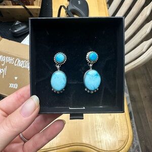 Turquoise Drop Earrings - Women Jewelry